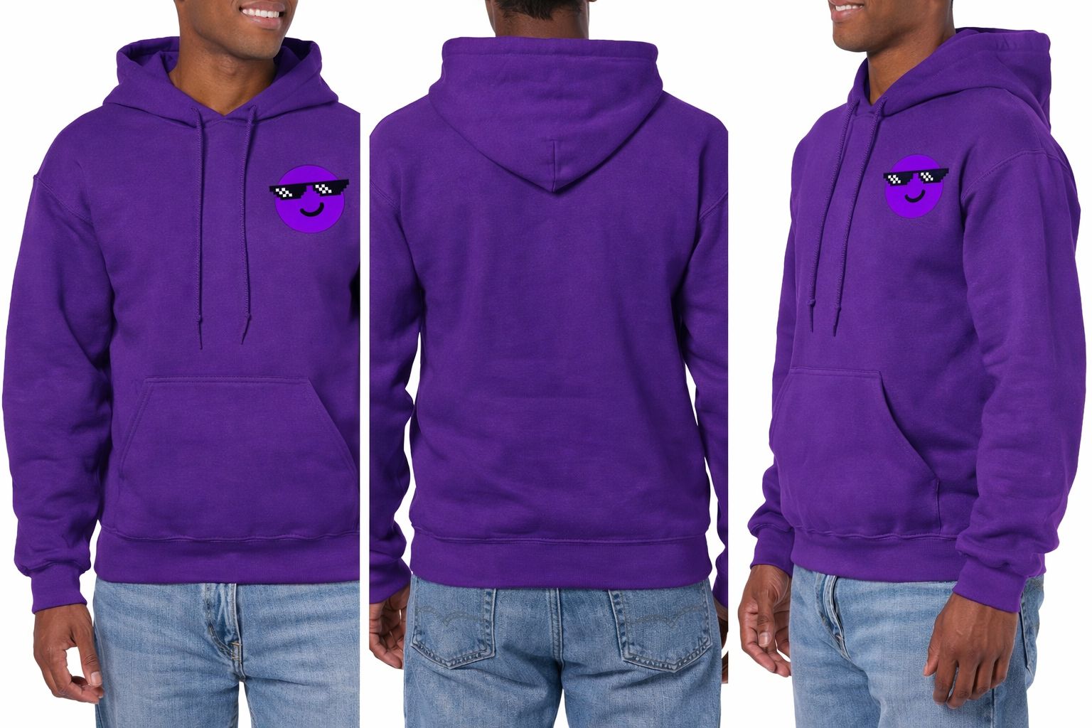 8 man Hoodie - Image 2